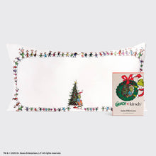 Load image into Gallery viewer, The Grinch x Kitsch Satin Pillowcase in Whoville - King