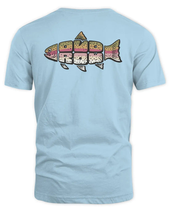 Old Row Trout Text Pocket Tee