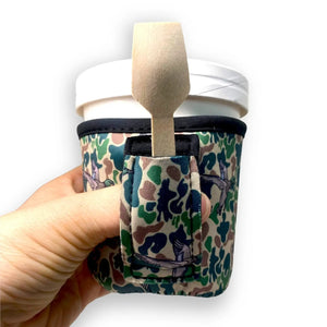 Green Duck Camo Pint Size Ice Cream Handler