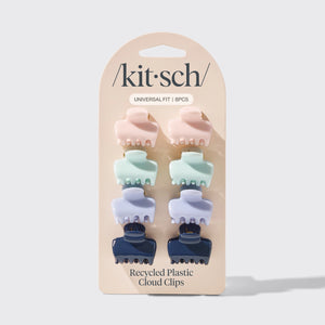 Kitsch Recycled Plastic Mini Cloud Clip 8pc Set in Garden Bouquet