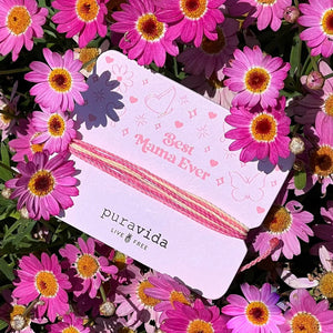 Puravida Best Mama Ever Bracelet Card