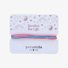 Load image into Gallery viewer, Puravida Besties for Life Bracelet Card