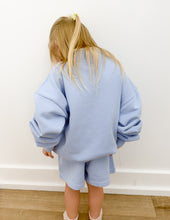 Load image into Gallery viewer, Lulu Mac Youth Terry Shorts in Light Blue
