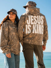 Load image into Gallery viewer, 'Jesus Is King' Hoodie in Camo