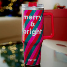 Load image into Gallery viewer, Merry &amp; Bright Christmas 40oz Tumbler