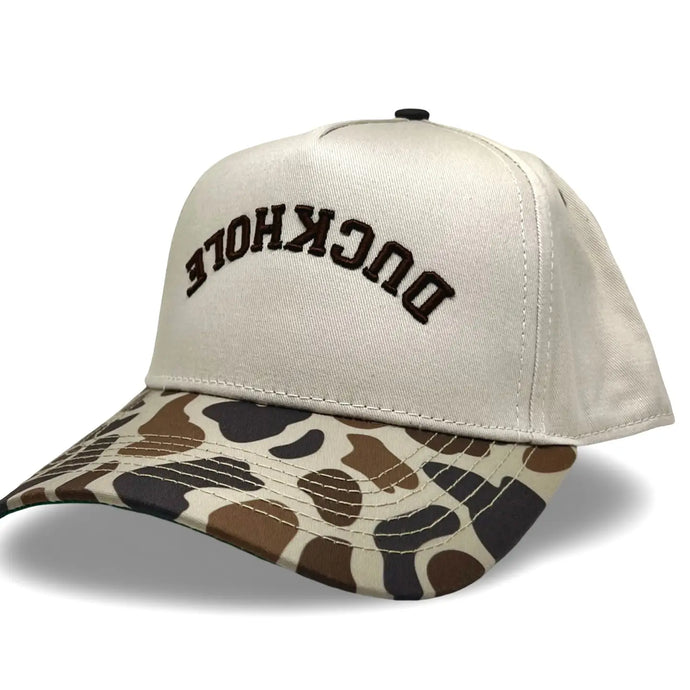 Huck DuckHole Upside Down Hat in Slough Camo