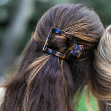 Load image into Gallery viewer, Teleties Medium Flat Square Clip Tortoise