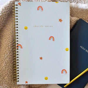 Church Notes Happy Icons Notebook