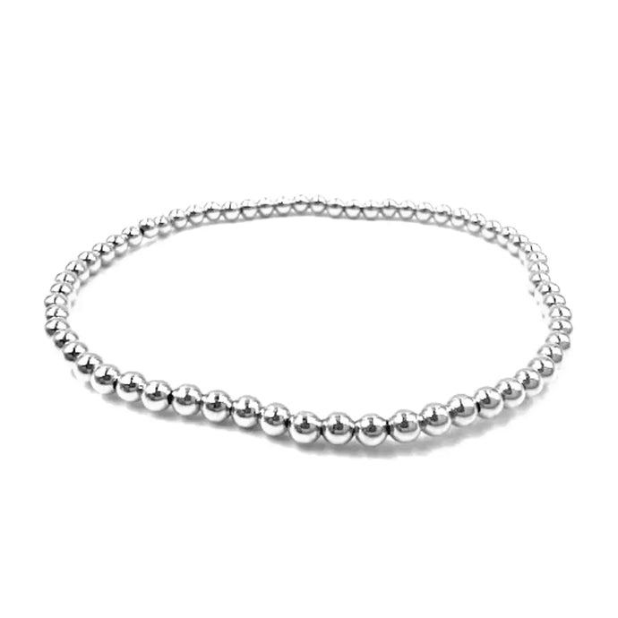 Erin Gray 3mm Sterling Silver Karma Bracelet
