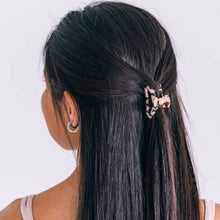 Load image into Gallery viewer, Teleties Tiny Open Hair Clip in Blonde Tortoise