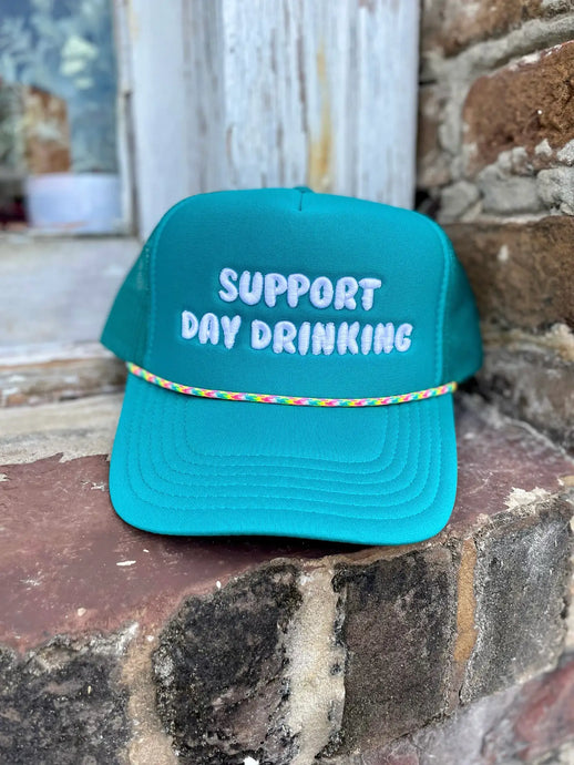Support Day Drinking Foam Trucker Hat