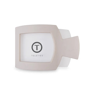 Teleties Large Flat Square Clip in Toasted