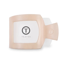 Load image into Gallery viewer, Teleties Large Flat Square Clip Almond Beige