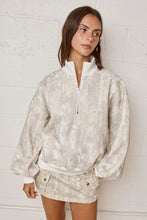 Load image into Gallery viewer, I Know You&#39;ll Never Be Camo Zip Sweater