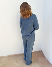 Load image into Gallery viewer, Everything I Love Ribbed Sweater and Pants Set Denim