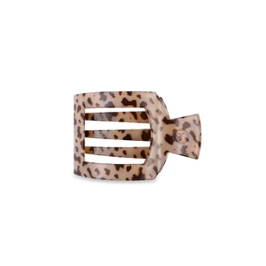 Teleties Small Flat Square Clip in Blonde Tortoise
