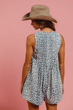 Load image into Gallery viewer, Out On The Town Leopard Denim Romper