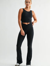 Load image into Gallery viewer, Venice Crossover Waist Yoga Pants