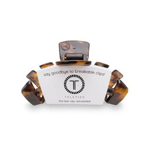 Teleties Classic Medium Hair Clip Tortoise