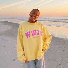Load image into Gallery viewer, WWJD-He Would Love First Mockneck in Yellow