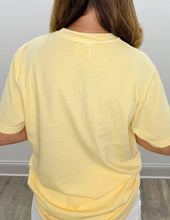 Load image into Gallery viewer, Versatile Boutique Yarn Puff Vinyl SS Tee in Butter