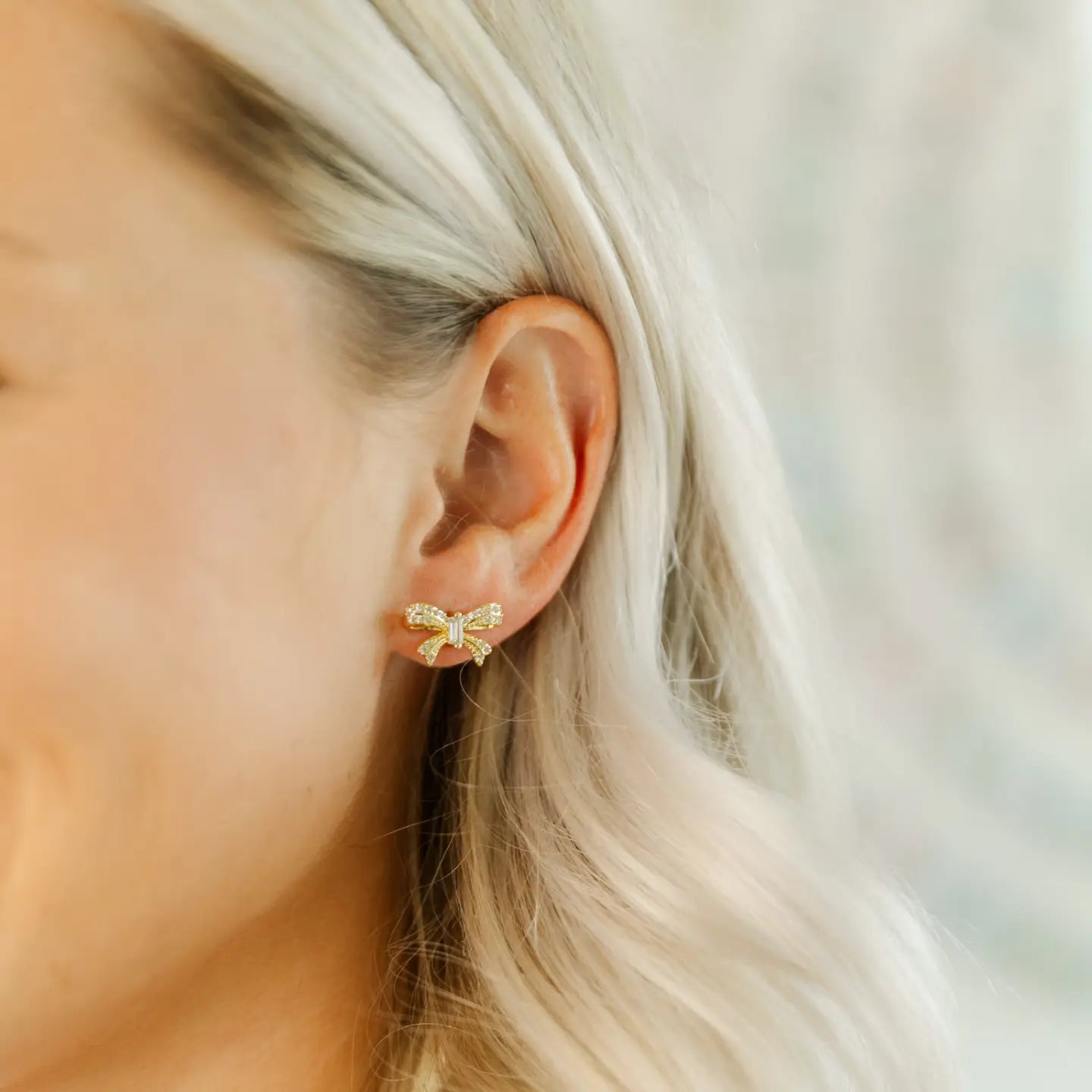 Taylor Shaye Trina Bow Studs