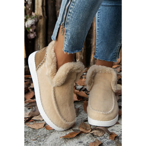 Winter Weather Suede Ankle Booties