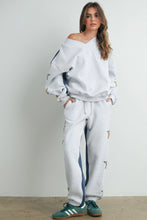 Load image into Gallery viewer, Don&#39;t Let Me Down Round Neck Sweatshirt With Star Detail