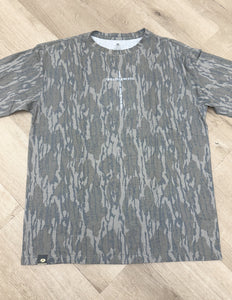 Psalms 23 Front & Back Verse SS Tee in Bottomland Camo