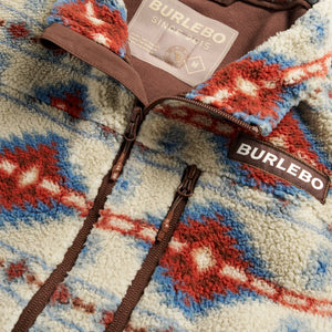 Burlebo Mountain Fleece Sherpa Quarter Zip Pullover
