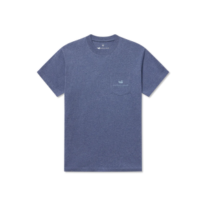 Southern Marsh Branding Retro Camo Tee in Washed Slate