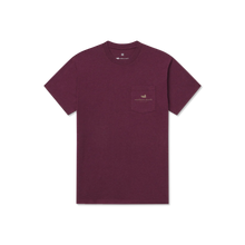 Load image into Gallery viewer, Southern Marsh Duck Originals Camo SS Tee in Washed Pinot