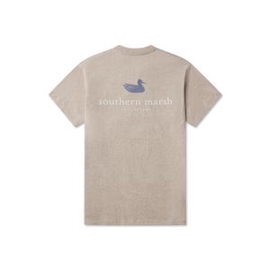 Southern Marsh Authentic SS Tee in Washed Burnt Taupe