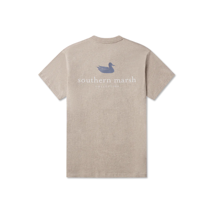 Southern Marsh Authentic SS Tee in Washed Burnt Taupe