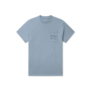 Southern Marsh Authentic SS Tee in Washed Sky Blue