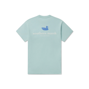 Southern Marsh Authentic Rewind SS Tee in Seafoam
