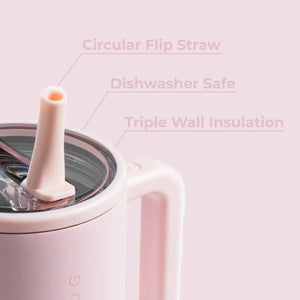 HydroJug Traveler 20oz Tumbler in Pink Sand