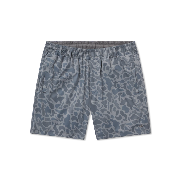 Southern Marsh Men's Billfish Lined Performance Short Light Blue Camo