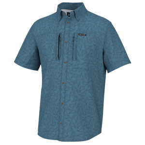 Local Boy Backcountry Fishing Shirt Blue Oyster
