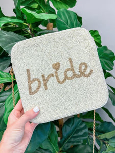 Bride Beaded Square Bag