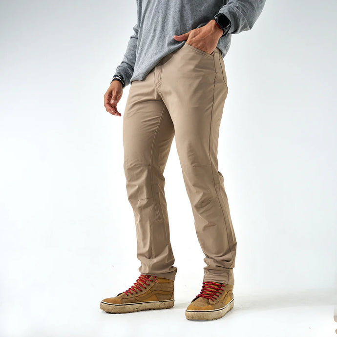 Burlebo Performance Pants in Cobblestone Khaki