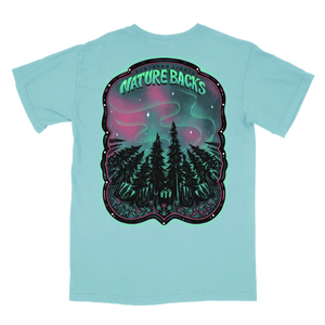 Nature Backs Northern Lights SS Tee Chalky Mint