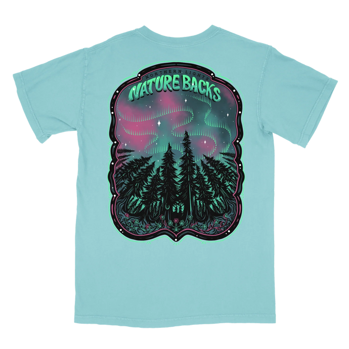 Nature Backs Northern Lights SS Tee Chalky Mint