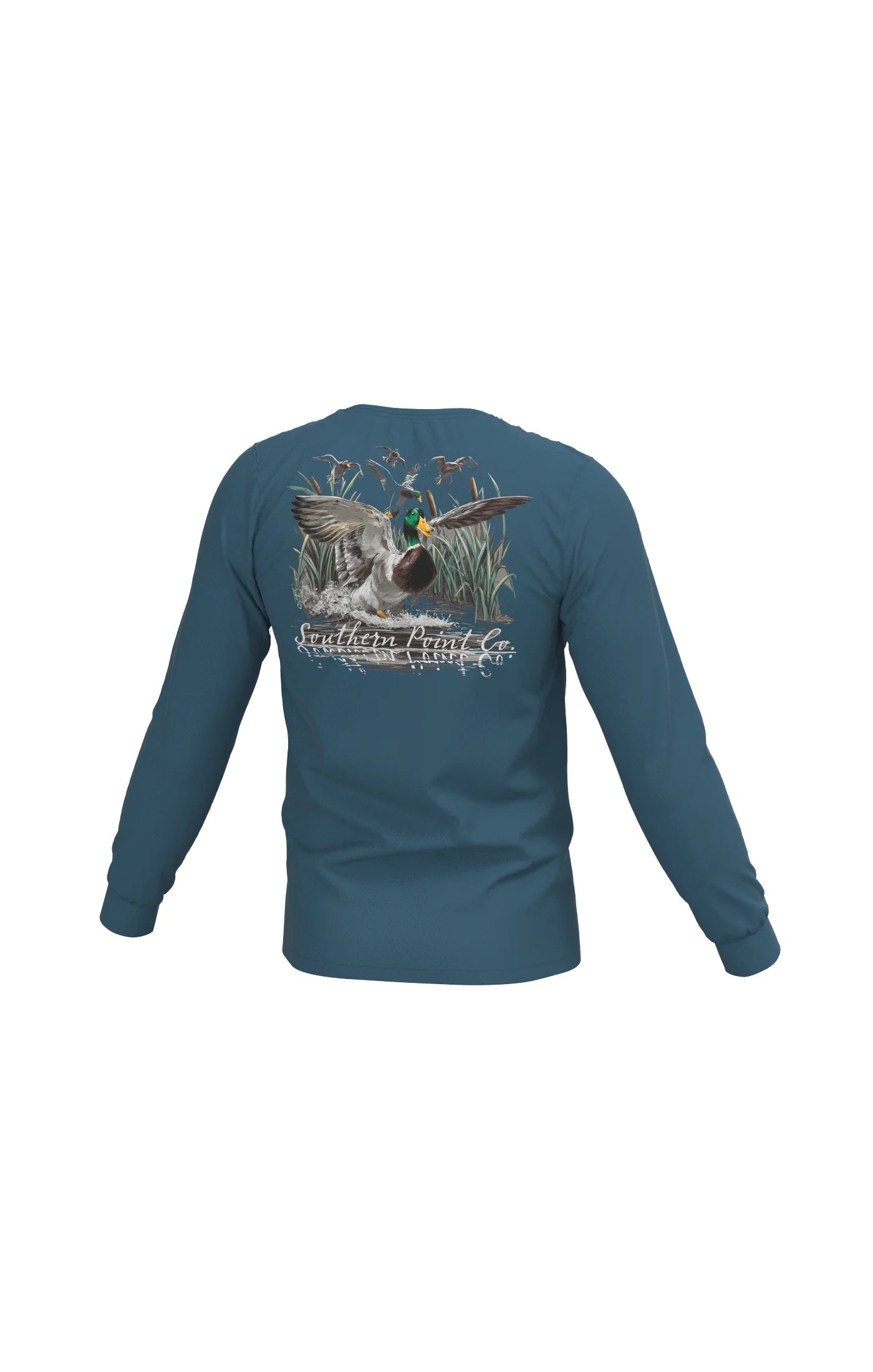 Southern Point Co. Cupped Ducks LS Tee