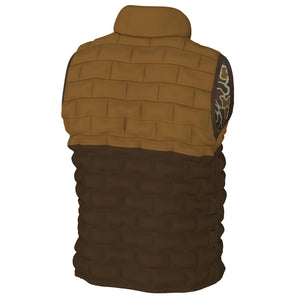 Local Boy Duck Down Reversible Vest in Localflage Vintage