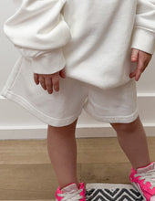 Load image into Gallery viewer, Lulu Mac Youth Terry Shorts in White