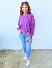 Load image into Gallery viewer, Cozy Cuddles Fleece Pullover in Lt Plum