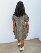 Load image into Gallery viewer, Girls Who Drink Wine Cheetah Print Dress