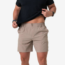 Load image into Gallery viewer, Burlebo 5.5" Everyday Cobblestone Khaki Shorts with Duck Hunt Pockets