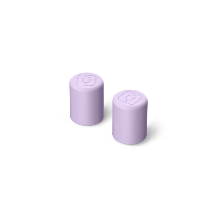 BruMate Magnetic Straw Cover 2-Pack in Lavender